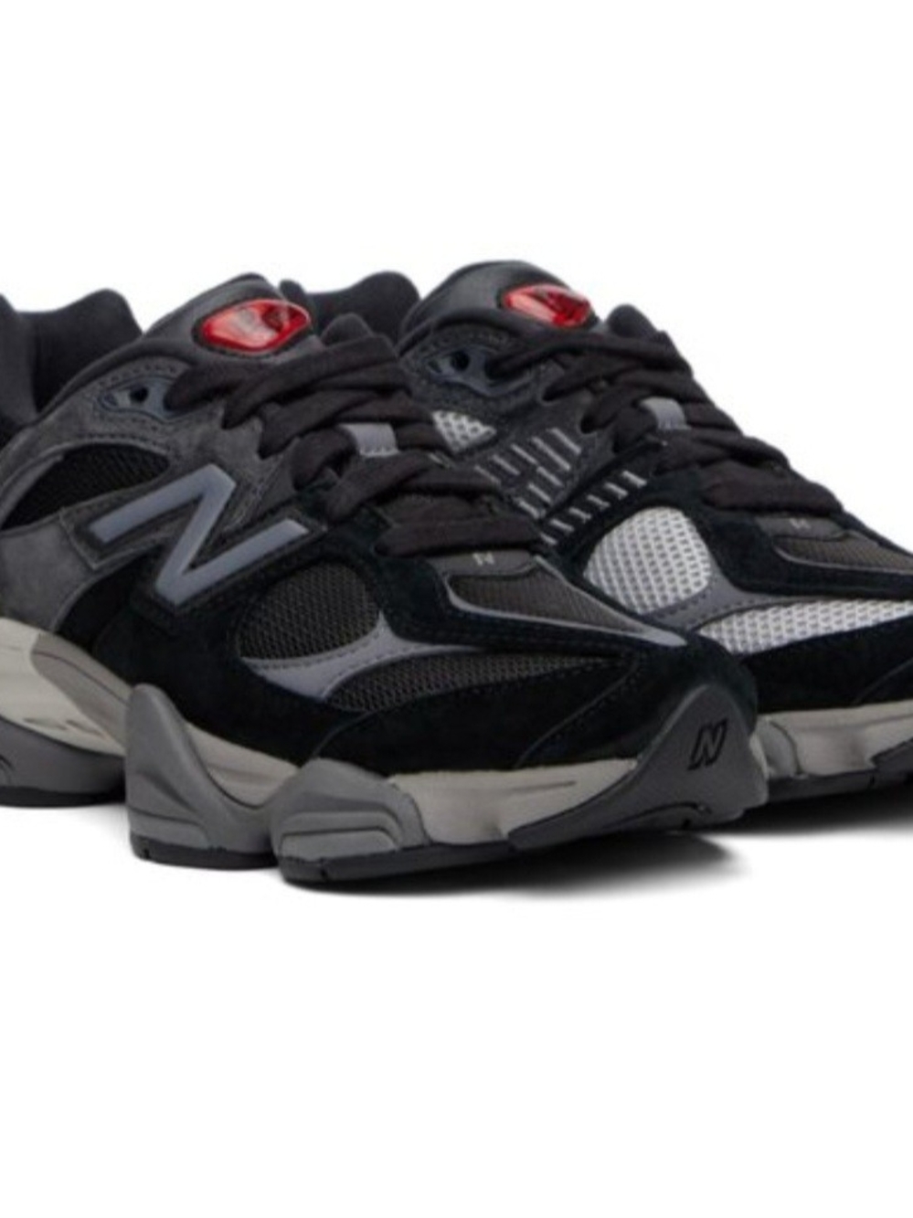 New Balance 9060 Black & Gray Men Athletic Sneakers, Size 7